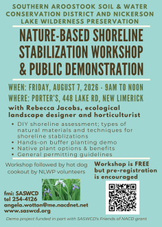 Shoreline Stabilization Demo 8 7 26 flier